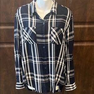 Lucky Brand Long Sleeve Button Up Blouse